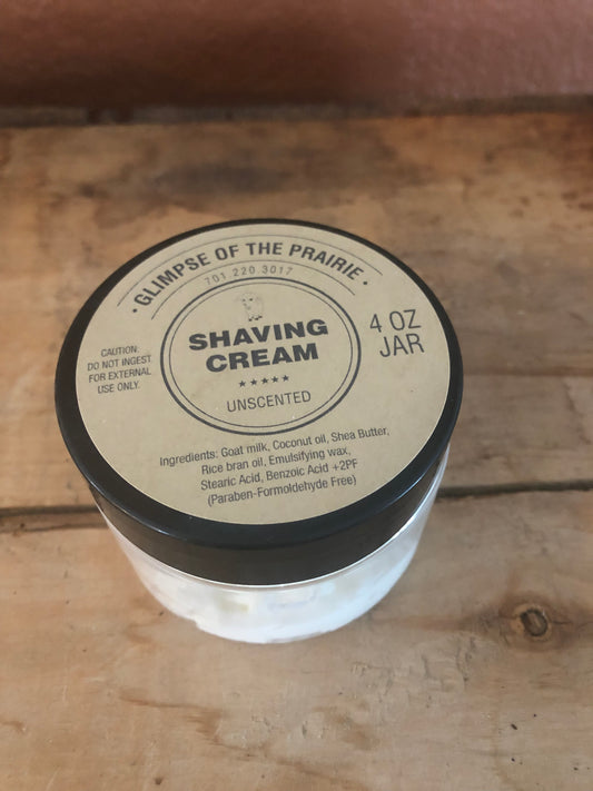Unscented Shaving Cream